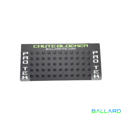 Block Off Plate -Part B (Straight Top): Pro/Tek Chute Blocker